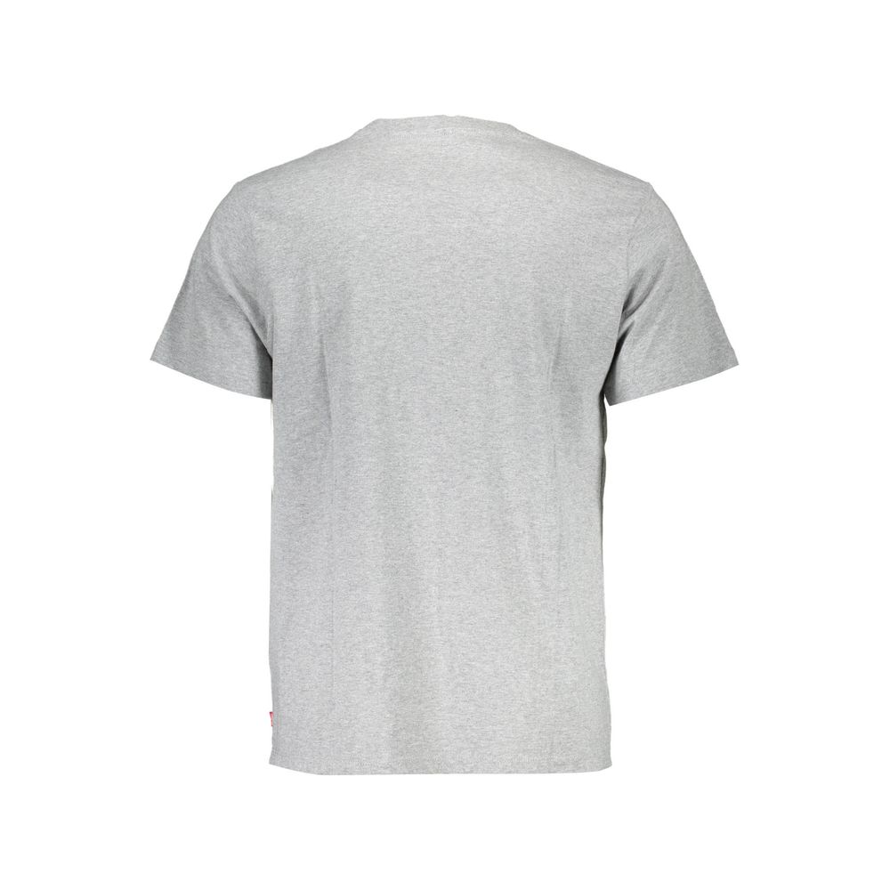 Graues T-Shirt aus Baumwolle