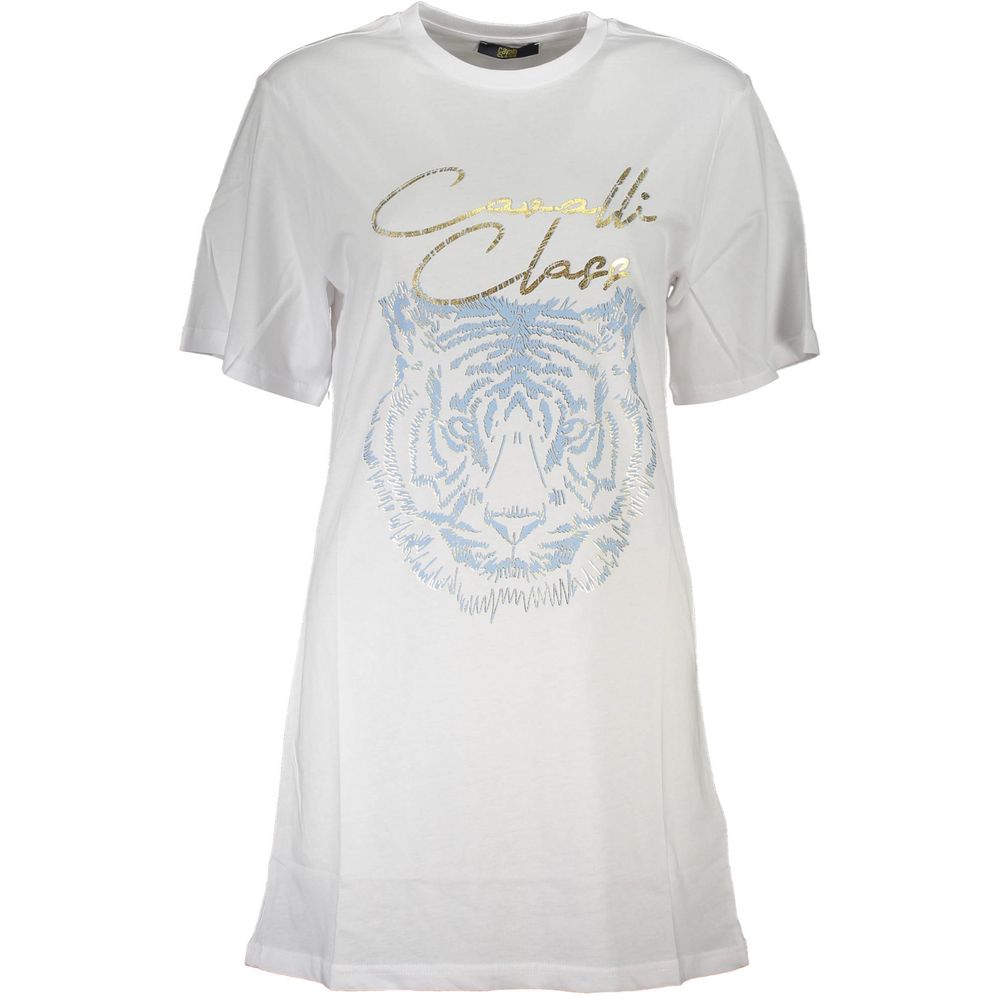 Weißes Baumwoll-T-Shirt