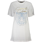 Weißes Baumwoll-T-Shirt