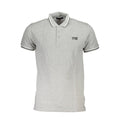 Grigio Baumwoll-Herrenpoloshirt