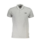 Grigio Baumwoll-Herrenpoloshirt