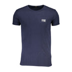 Blaues Baumwoll-T-Shirt für Herren