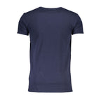 Blaues Baumwoll-T-Shirt für Herren