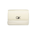Beigefarbene Polyester-Handtasche