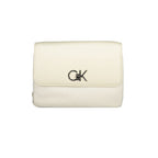 Beigefarbene Polyester-Handtasche