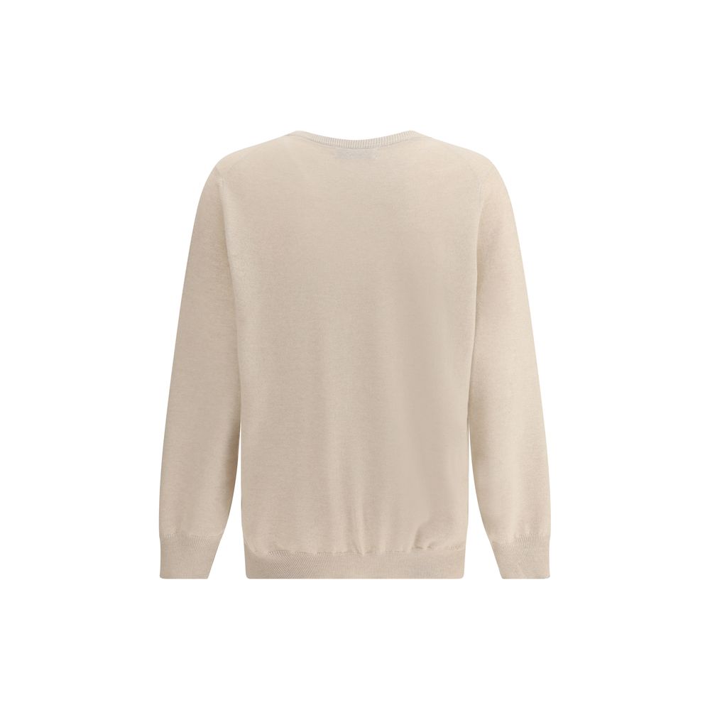 Beiger Kaschmirpullover