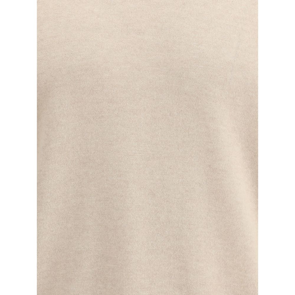 Beiger Kaschmirpullover