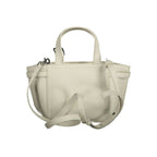 Weiße Polyester-Handtasche