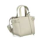 Weiße Polyester-Handtasche