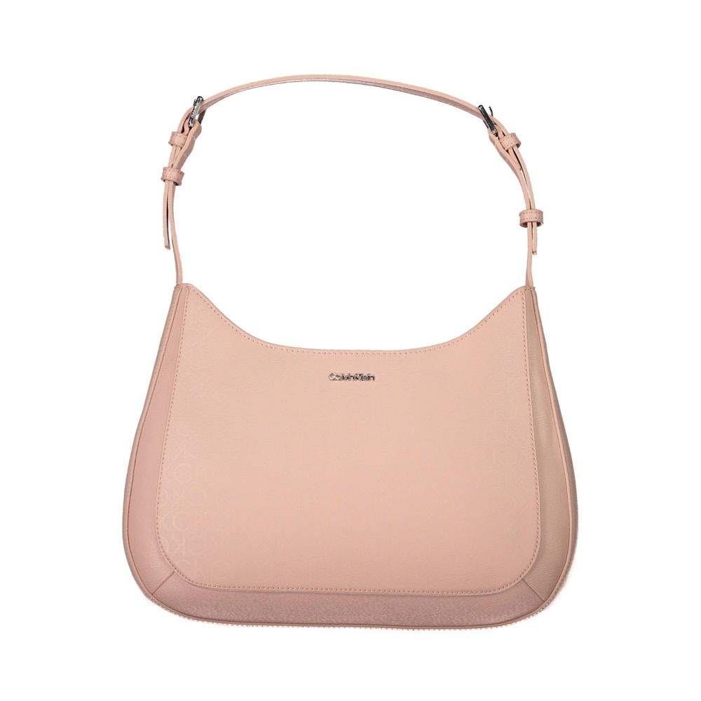 Rosa Polyester Handtasche