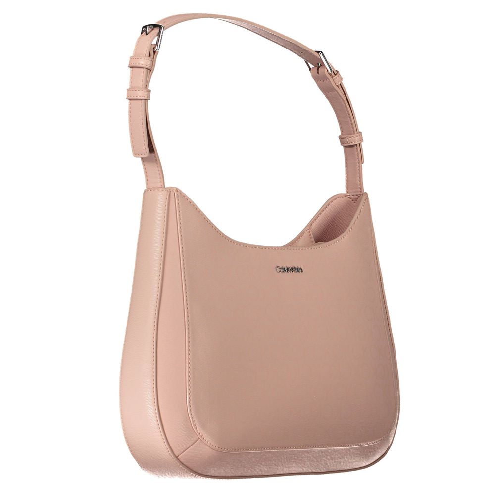 Rosa Polyester Handtasche