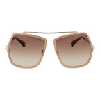 Beige Sonnenbrille aus Metall 1062243