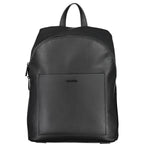 Schwarzer Polyester-Rucksack