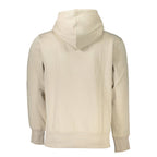 Beiger Baumwollpullover für Herren
