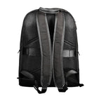 Schwarzer Rucksack aus Polyester für Herren