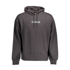 Schwarzer Herren-Hoodie aus Baumwolle