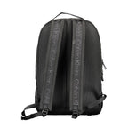 Schwarzer Polyester-Rucksack