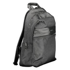 Schwarzer Rucksack aus Polyester für Herren