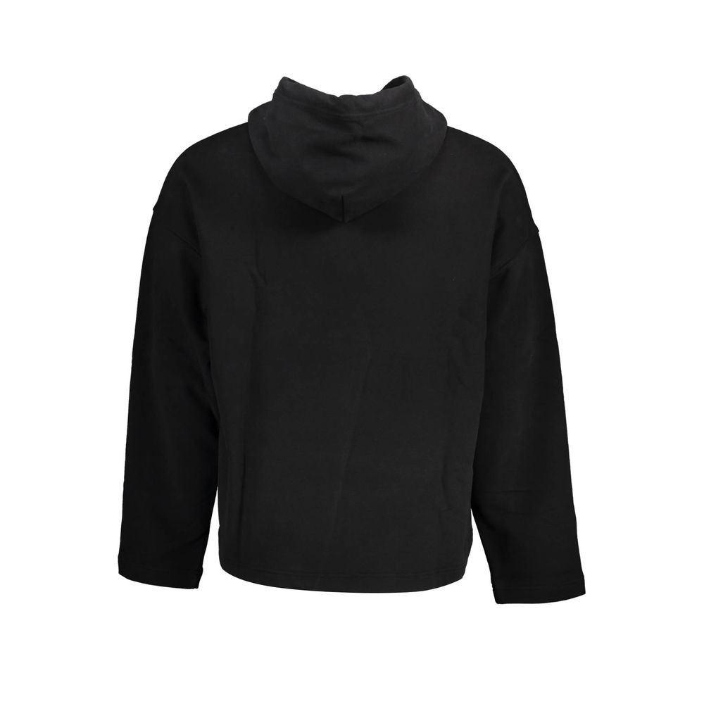 Schwarzer Baumwoll-Herren-Sweatshirt
