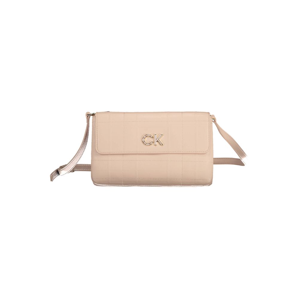 Rosa Polyurethane Damen Handtasche
