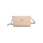 Rosa Polyurethane Damen Handtasche