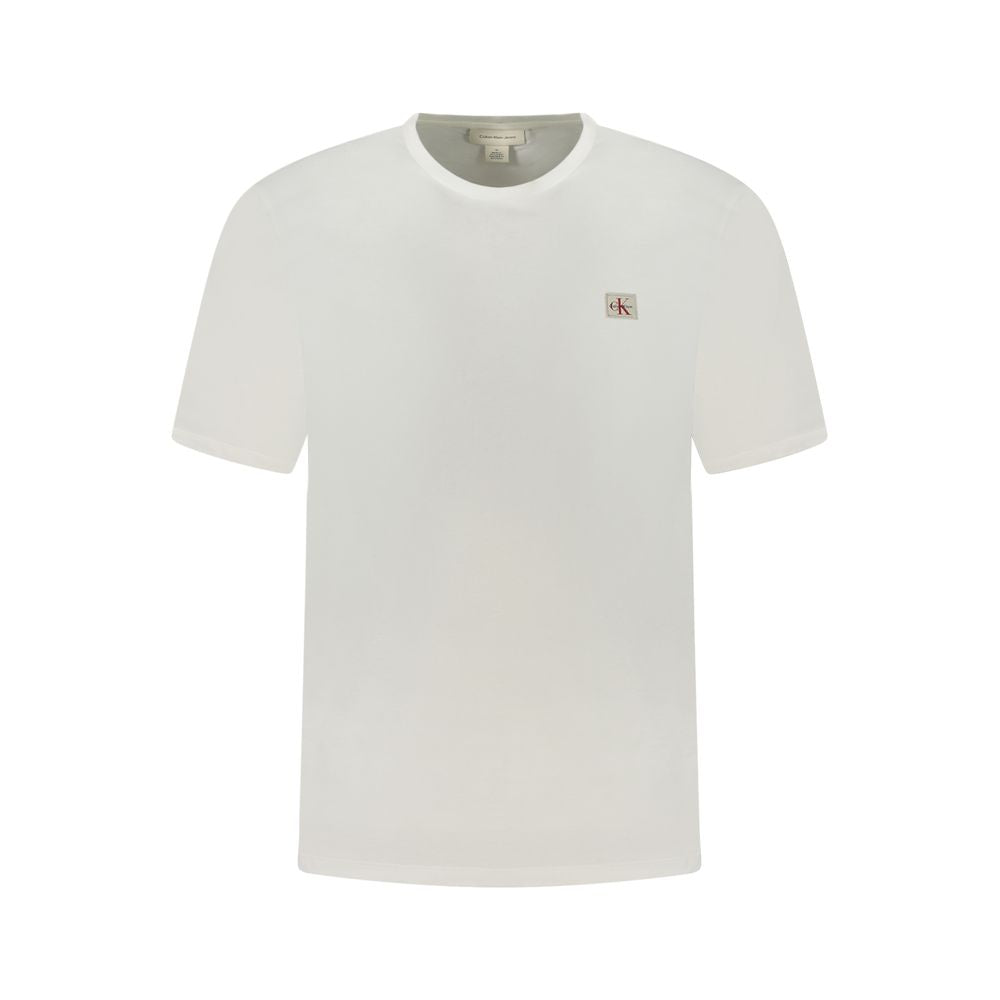 Weißes Baumwoll-T-Shirt für Herren Calvin Klein
