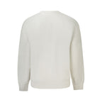 Weißes Herren-Sweatshirt aus Baumwolle