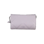 Lila Polyester Handtasche