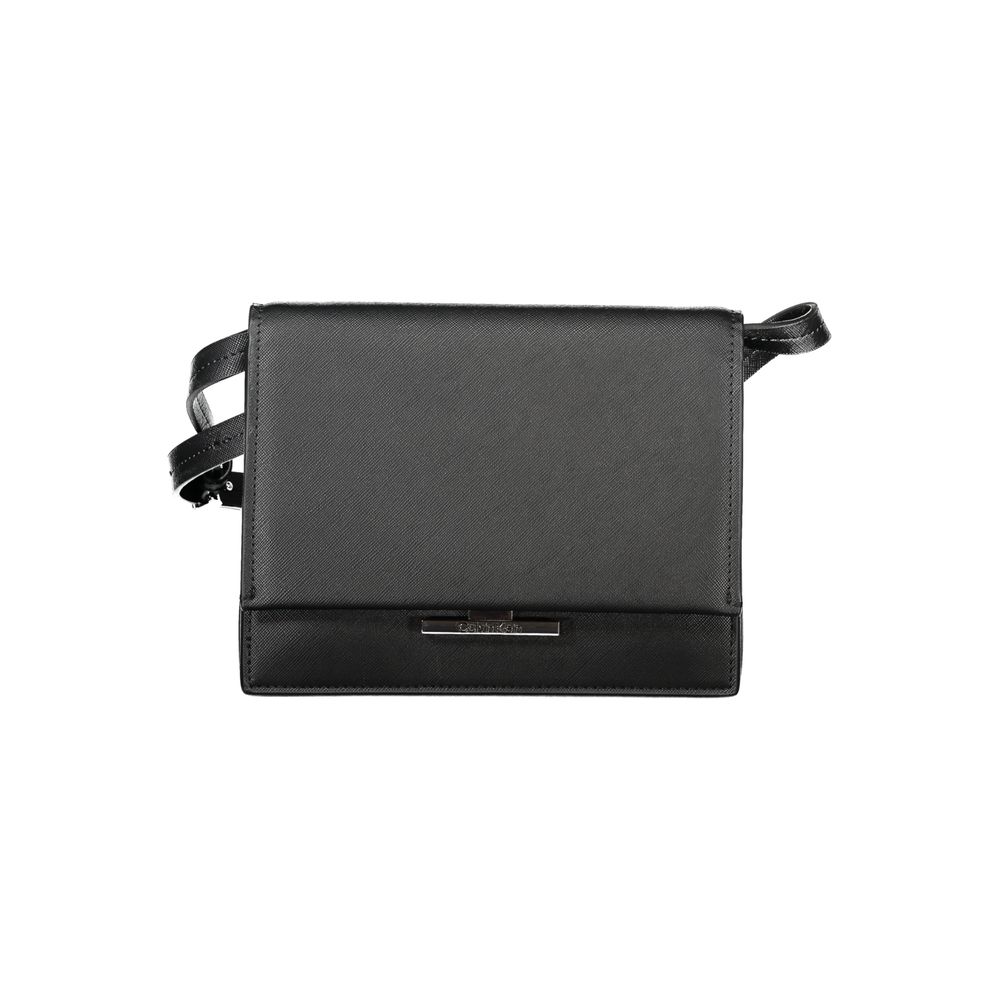 Nero Poliuretano Schultertasche für Damen