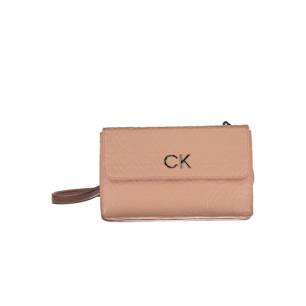 Rosa Polyester Handtasche