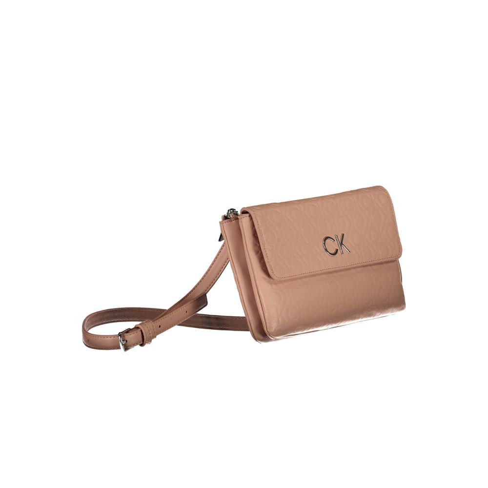 Rosa Polyester Handtasche