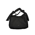 Schwarze Damen-Handtasche aus Polyester