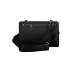 Schwarze Polyester Handtasche