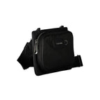 Schwarze Polyester Handtasche