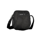 Schwarze Polyester Handtasche