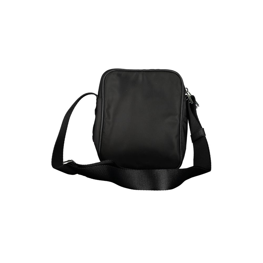 Schwarze Polyester Handtasche