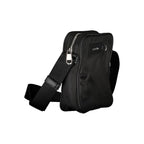 Schwarze Polyester Handtasche