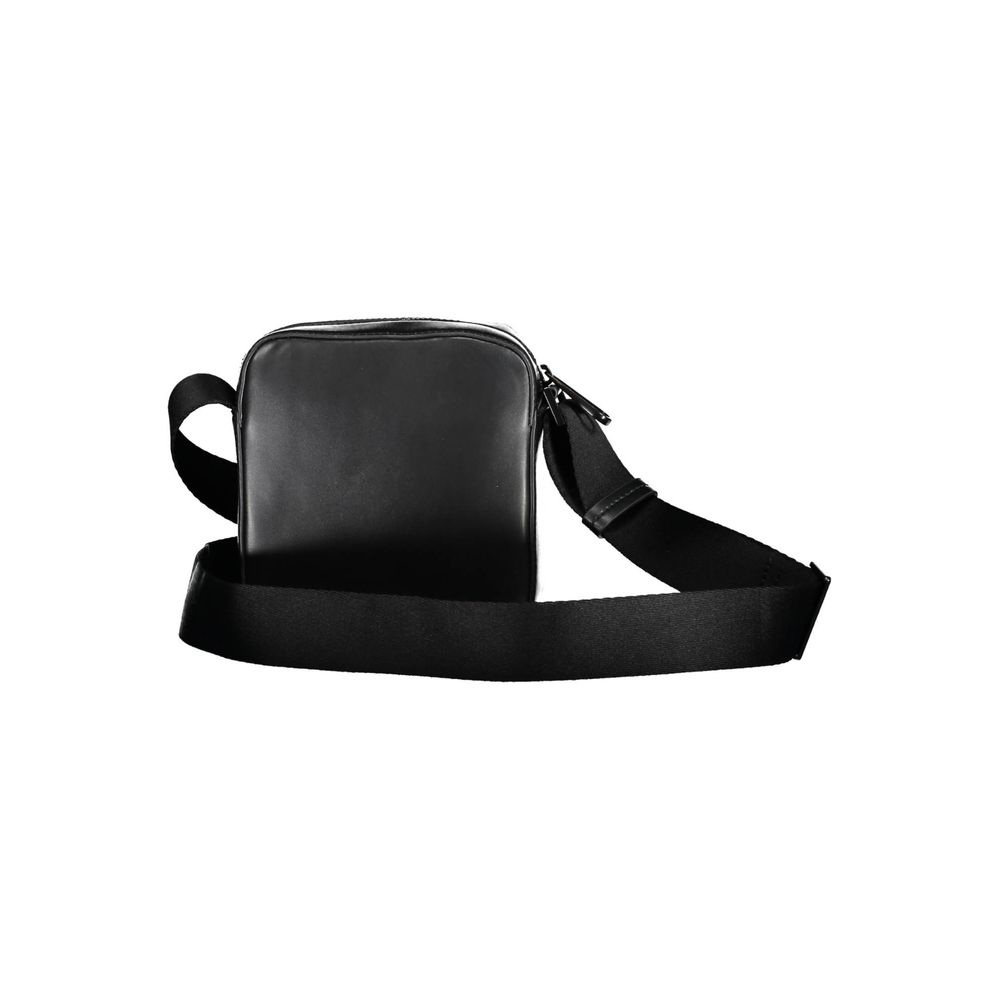 Schwarze Polyester Handtasche