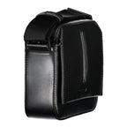 Schwarze Polyester Handtasche