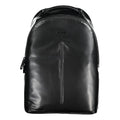 Schwarzer Rucksack aus Polyester für Herren