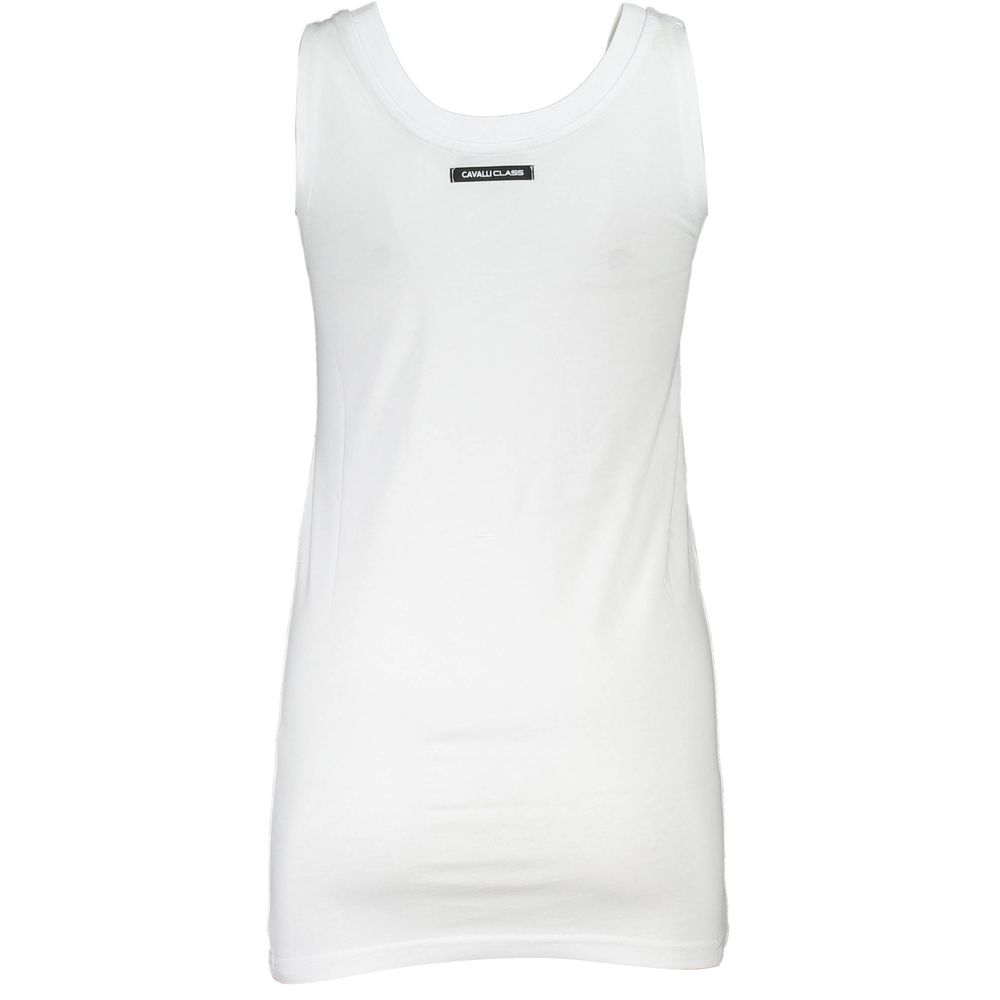 Weißes Baumwoll-T-Shirt