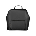Schwarzer Polyester-Rucksack