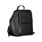 Schwarzer Polyester-Rucksack