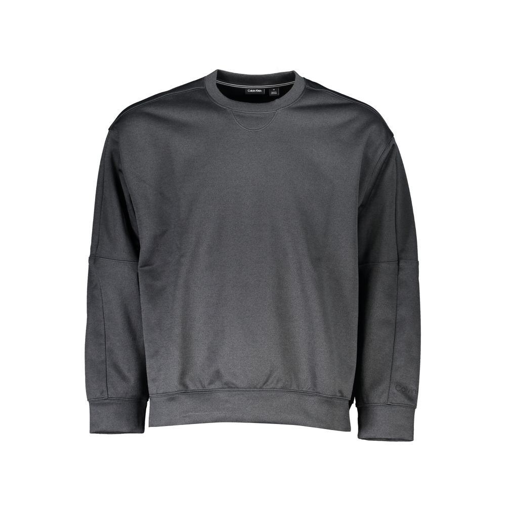Schwarzer Polyester-Sweatshirt