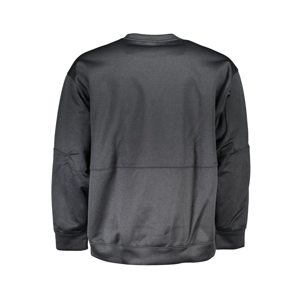 Schwarzer Polyester-Sweatshirt