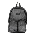 Schwarzer Polyester-Rucksack