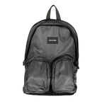 Schwarzer Polyester-Rucksack