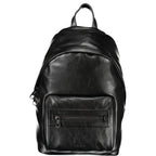 Schwarzer Rucksack aus Polyester für Herren