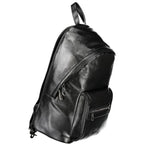 Schwarzer Rucksack aus Polyester für Herren