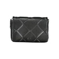 Schwarze Polyester Handtasche
